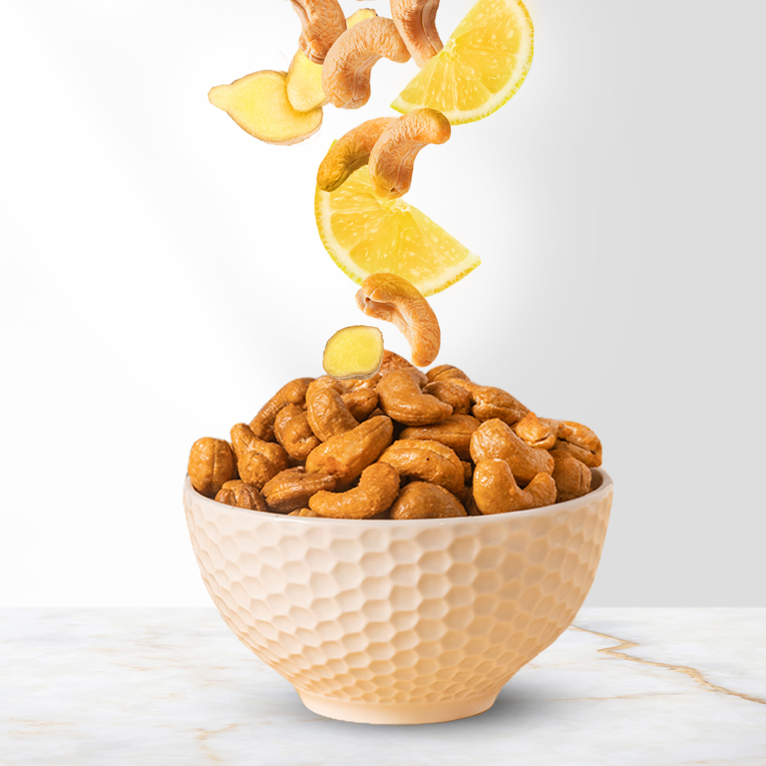 Cashews Ginger Lemon